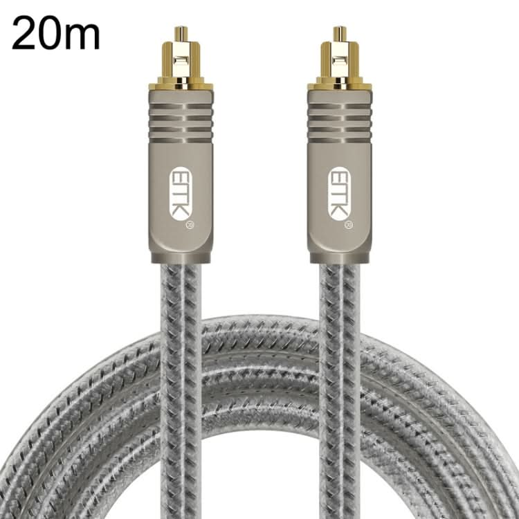 EMK YL/B Audio Digital Optical Fiber Cable Square To Square Audio Connection Cable, Length: My Store