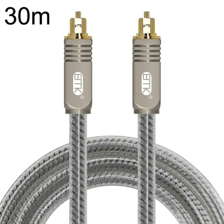 EMK YL/B Audio Digital Optical Fiber Cable Square To Square Audio Connection Cable, Length: My Store