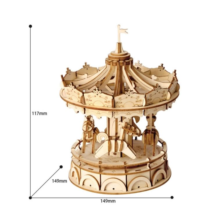 3D Three -Dimensional Puzzle Board Children Wood Puzzles Model Reluova