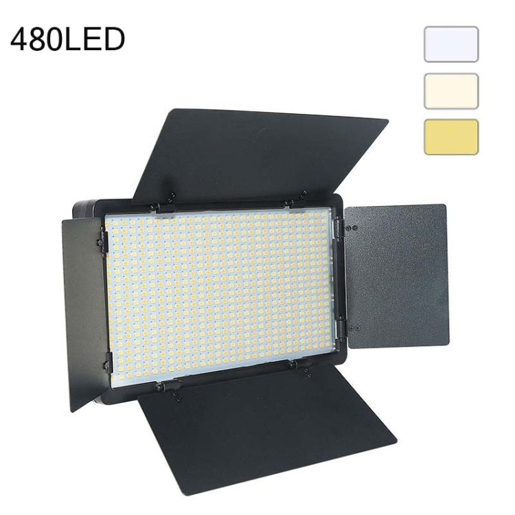 40W 3200K-5600K LED Flat Panel Lights Live Broadcast Fill Light,EU Plug My Store