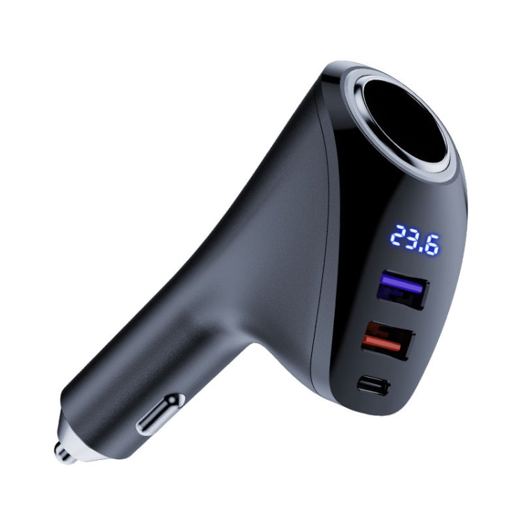 Car Charger Multifunctional Digital Display QC Charging Cigarette Lighter Adapter