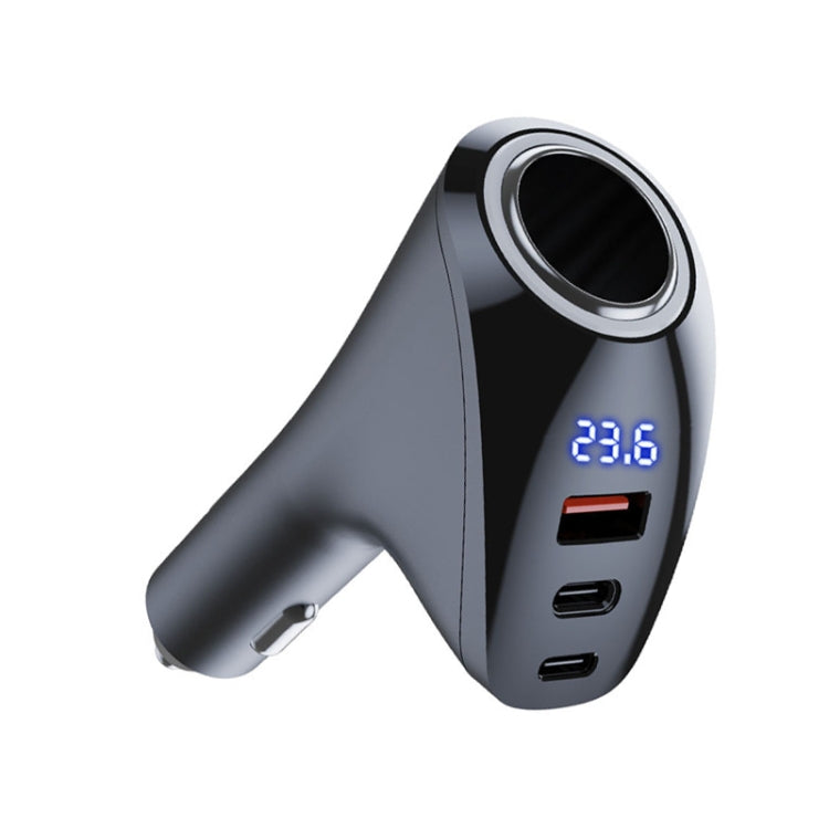 Car Charger Multifunctional Digital Display QC Charging Cigarette Lighter Adapter