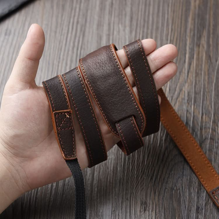 Outdoor Photography Cowhide Leather Camera Shoulder Hanging Neck Winding Strap, Spec: My Store