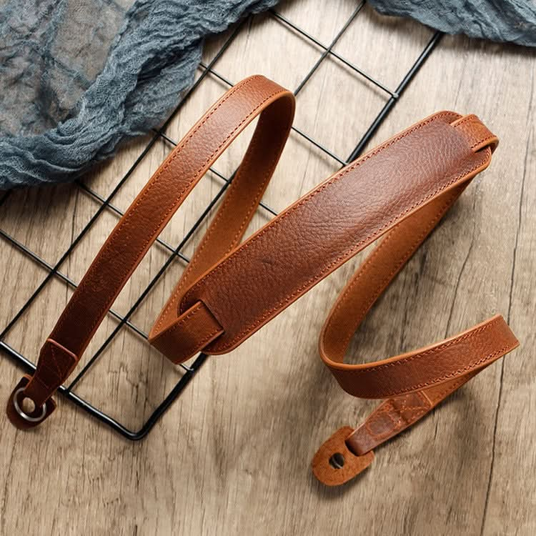 Outdoor Photography Cowhide Leather Camera Shoulder Hanging Neck Winding Strap, Spec: My Store