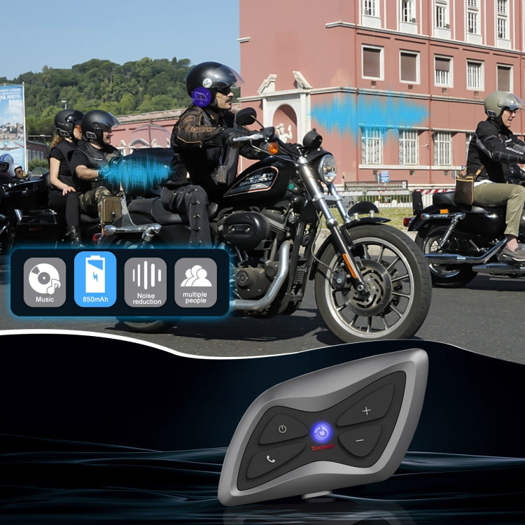 T6plus Motorcycle Helmets Smart Intercom And Bluetooth Headset