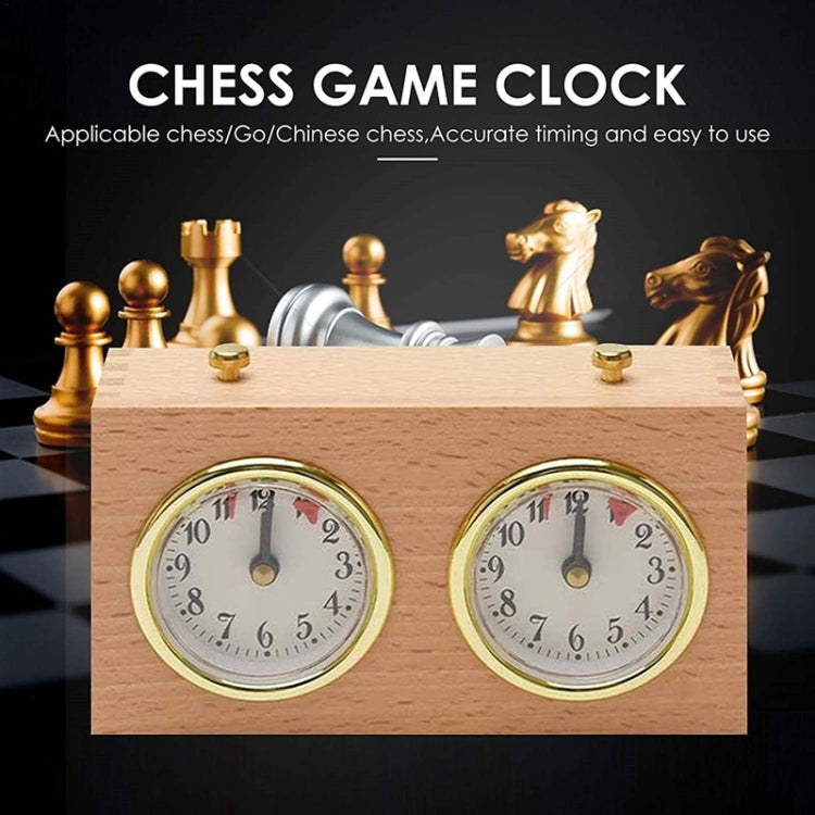 DT05a Retro Wood Shell Chess Clock Mechanical International Chess Clock My Store