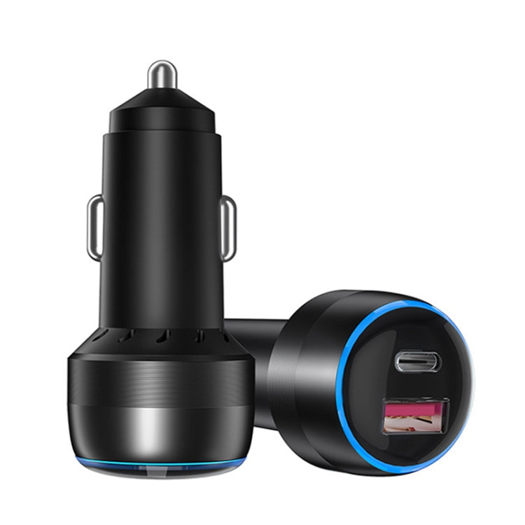 IBD355-1UC USB+Type-C/USB-C Dual Ports Mobile Phone Car Charger