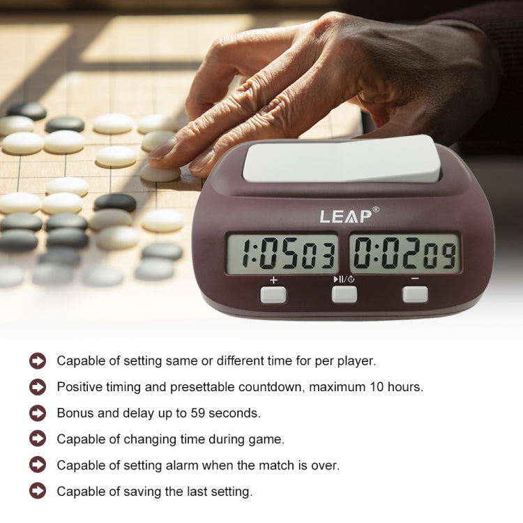 LEAP PQ9907S Chess Clock International Chess Go Clock My Store