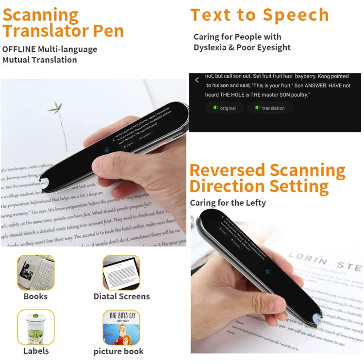 X2 International Version Multilingual Translation Pen Offline Learning Scanning Pen 112 Languages