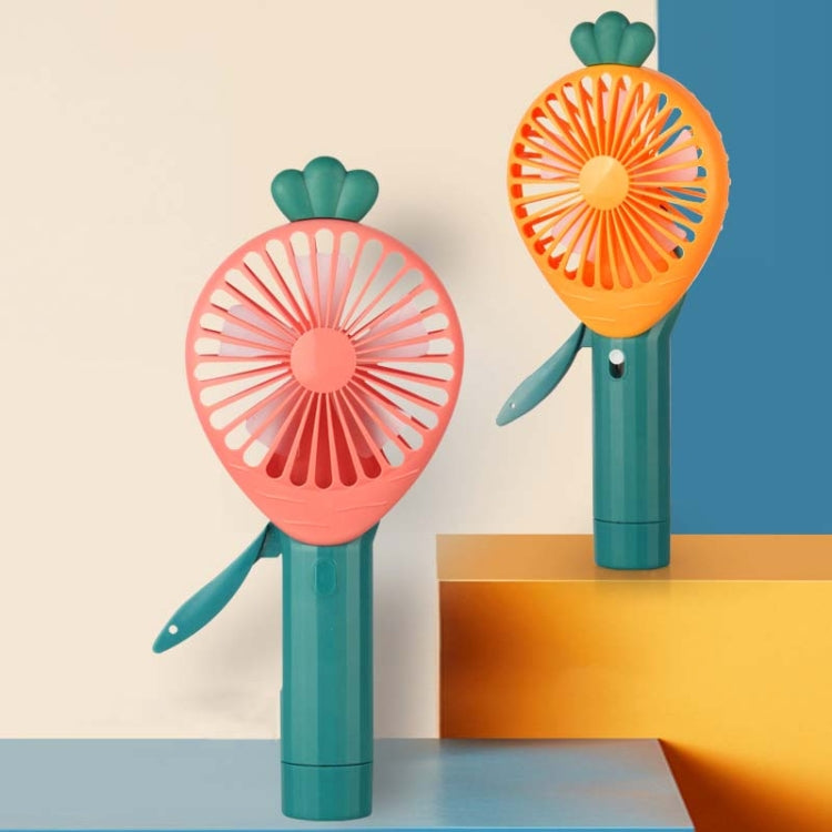 2pcs Spray Model Fruit Shape Manual Hand Pressure Small Fan