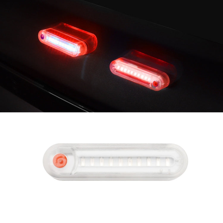 Motorcycle Electric Car Anti-Rear Collision Solar Strobe Warning Light Reluova