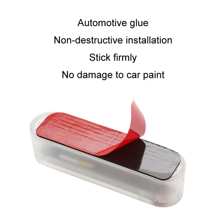 Motorcycle Electric Car Anti-Rear Collision Solar Strobe Warning Light Reluova