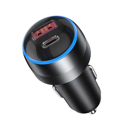 IBD355-1UC 18W+45W Smart Car Charger Dual-port Metal Phone Fast Charger ÎҵÄÉ̵ê