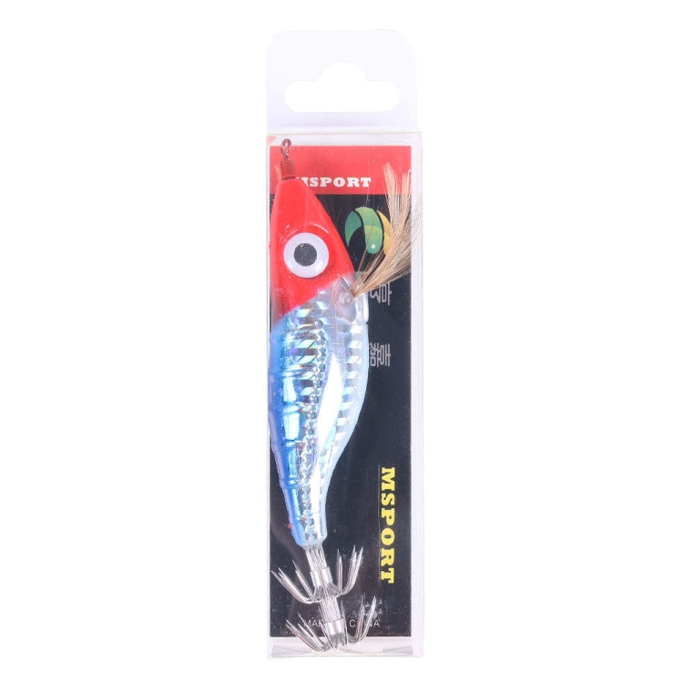 HENGJIA SJ023 Luminous Horizontal Shrimp Squid Hook Bionic Bait