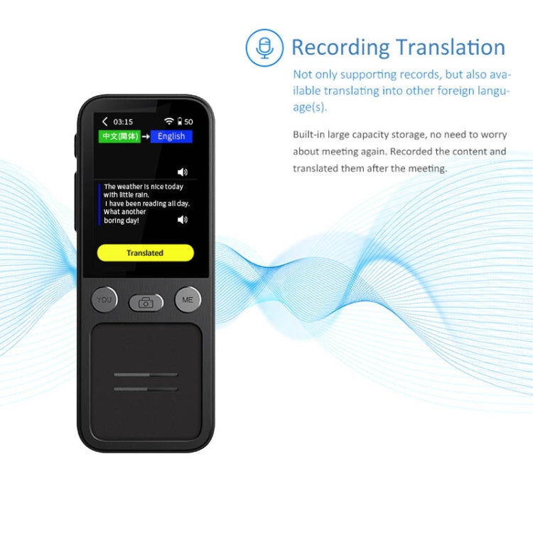 T16 Smart AI Translation Travel Translator Supports 138 Language Mutual Translation 14 Offline Translation