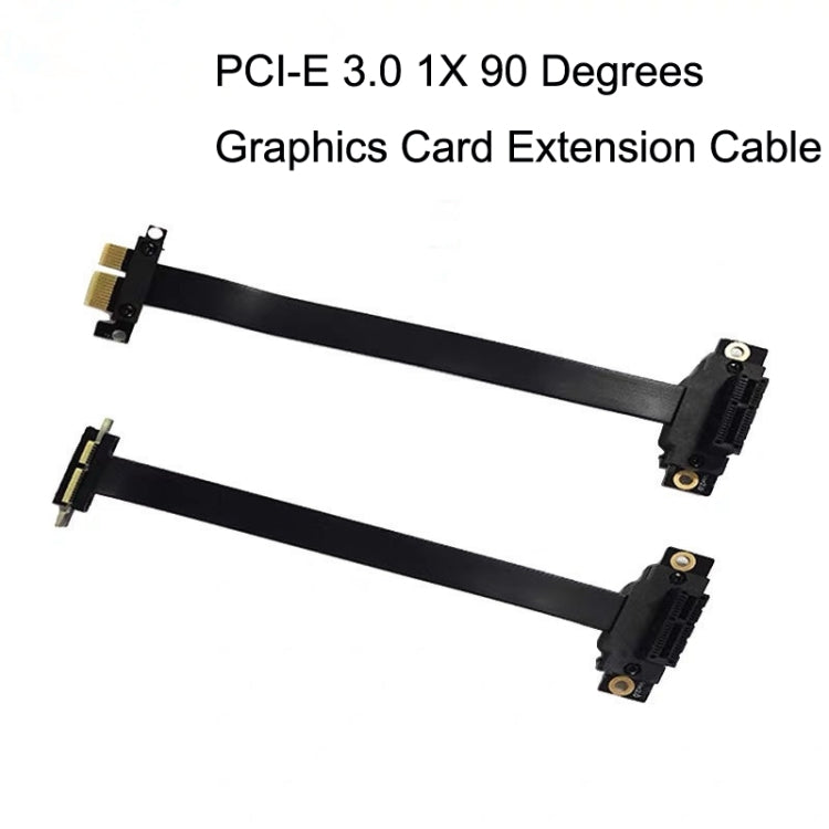 PCI-E 3.0 1X 90 Degrees Graphics Card / Wireless Network Card Extension Cable, Cable Length: My Store