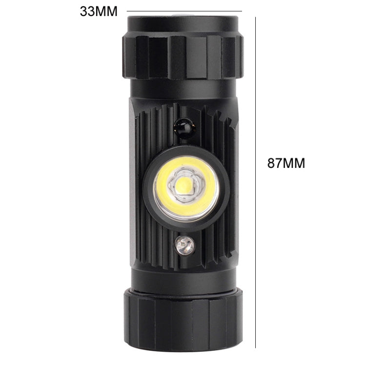 LED Waving Sensor USB Rechargeable Long-range Headlight