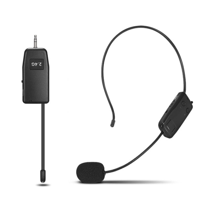 UHF Wireless Headset Microphone Lavalier Headset Amplifier Reluova