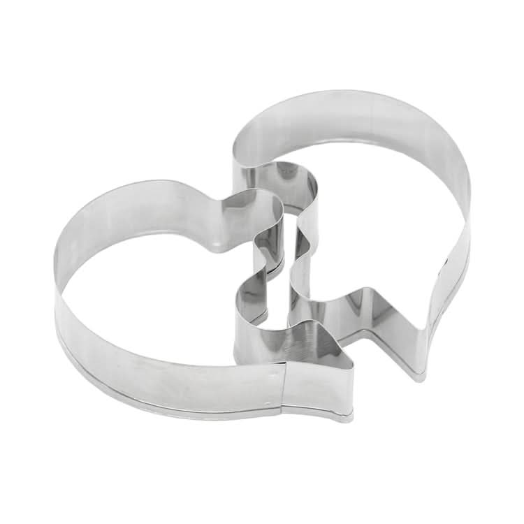 Left Heart+Right Heart Love Puzzle Biscuit Mold - Reluova