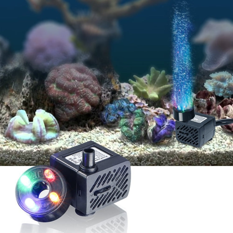 3W 4 Light Silent Aquarium Fish Tank Filtration Submersible Pump Fountain Water Pump My Store