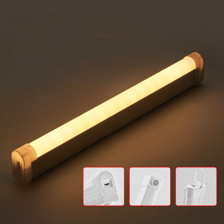 32cm Handheld Light Stick Three-color Changing Light USB Rechargeable Emergency Light Tube Fill Light My Store