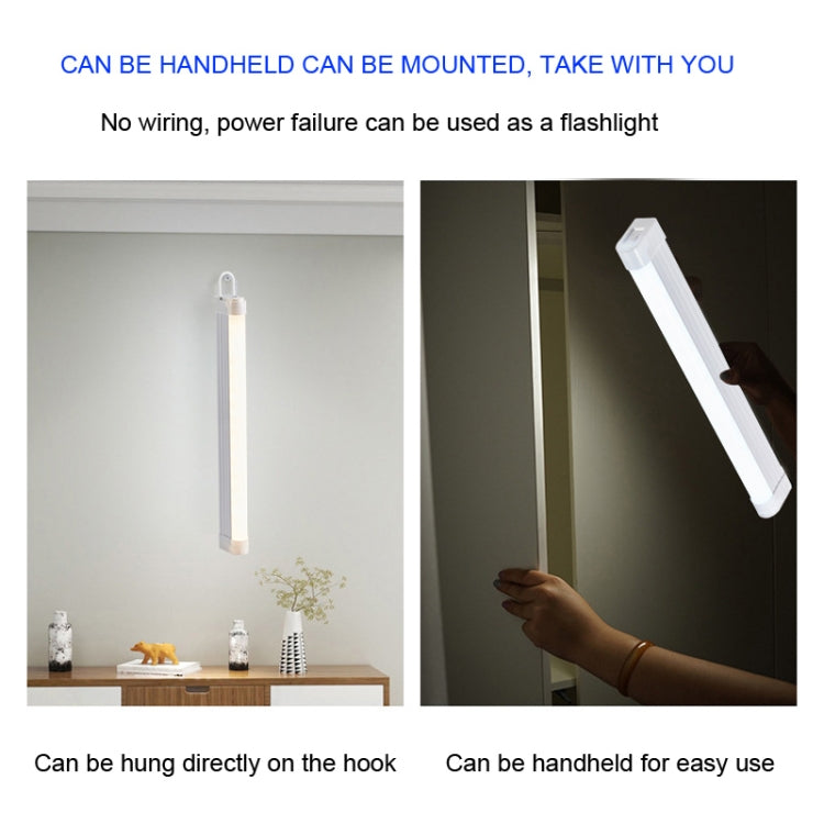 32cm Handheld Light Stick Three-color Changing Light USB Rechargeable Emergency Light Tube Fill Light My Store