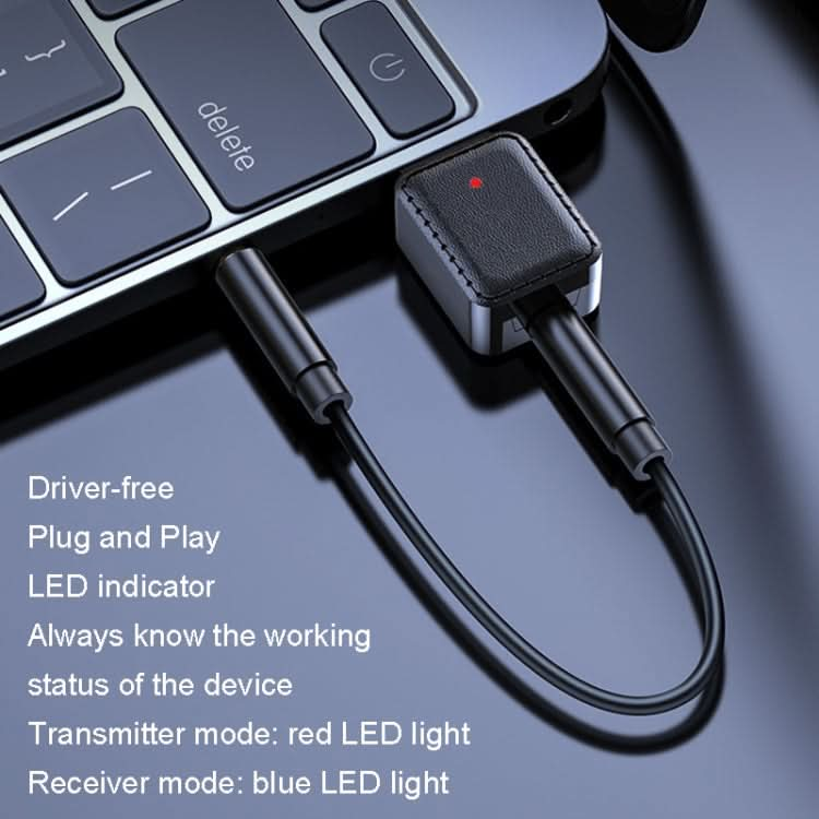 RX-TX-413 USB Bluetooth Receiving Launch 2 In 1 Adapter