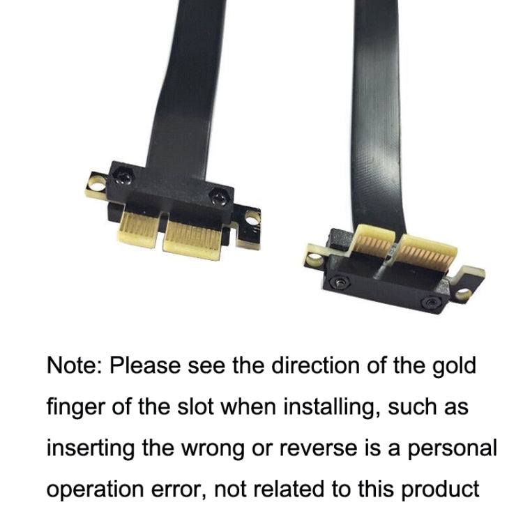 PCI-E 3.0 1X To 1X 90 Degrees Reverse Graphics Card / Wireless Network Card / Conversion Card Extension Cable My Store