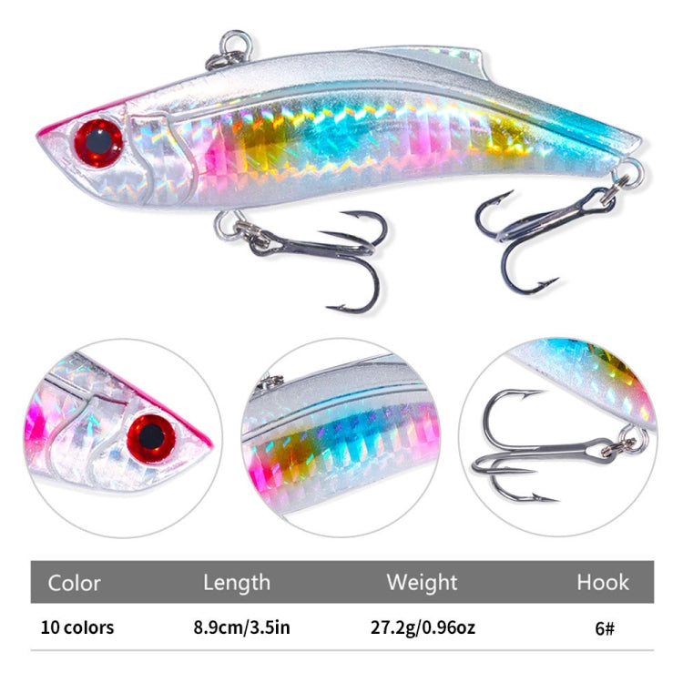 HENGJIA VI025 Submerged Trembling Swimming VIB Lure Plastic Fake Bait