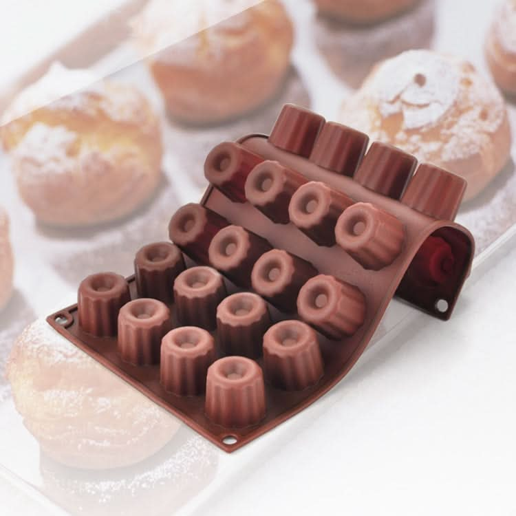 Silicone Baking Tools Cookie Chocolate Waffle Cake Mold,Style: Reluova