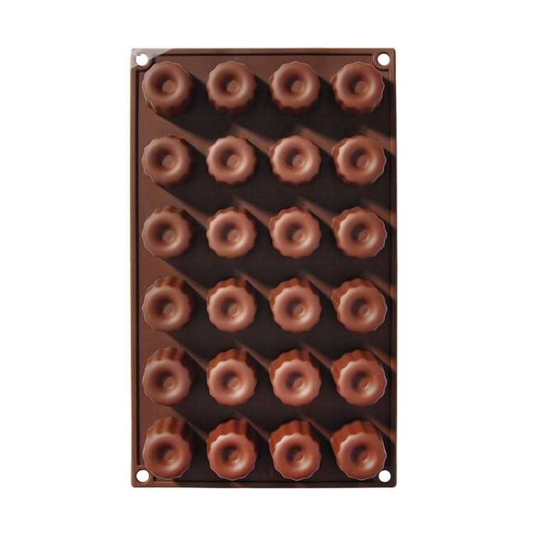 Silicone Baking Tools Cookie Chocolate Waffle Cake Mold,Style: Reluova