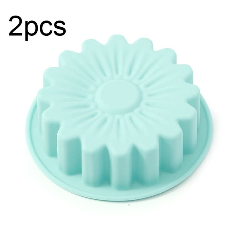 2pcs Silicone Sunflower Cake Mold High Temperature Resistant Baking Molds-Reluova