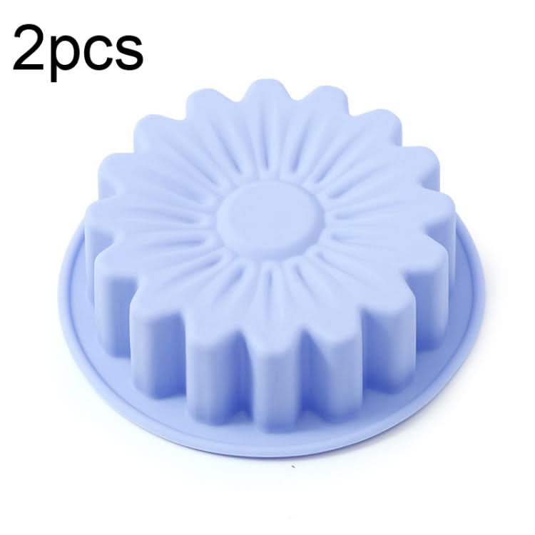 2pcs Silicone Sunflower Cake Mold High Temperature Resistant Baking Molds-Reluova