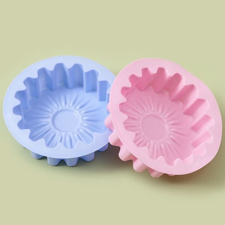 2pcs Silicone Sunflower Cake Mold High Temperature Resistant Baking Molds-Reluova