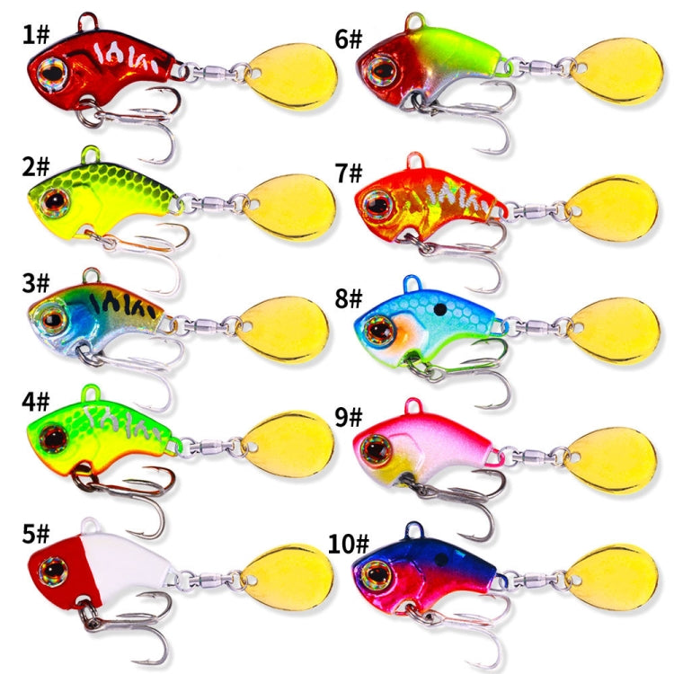 HENGJIA VIB035 Small Whirlwind Sequins Fake Bait Sinking Water VIB Lure, Series 1