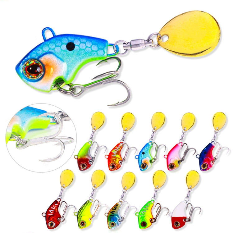 HENGJIA VIB035 Small Whirlwind Sequins Fake Bait Sinking Water VIB Lure, Series 1 Reluova