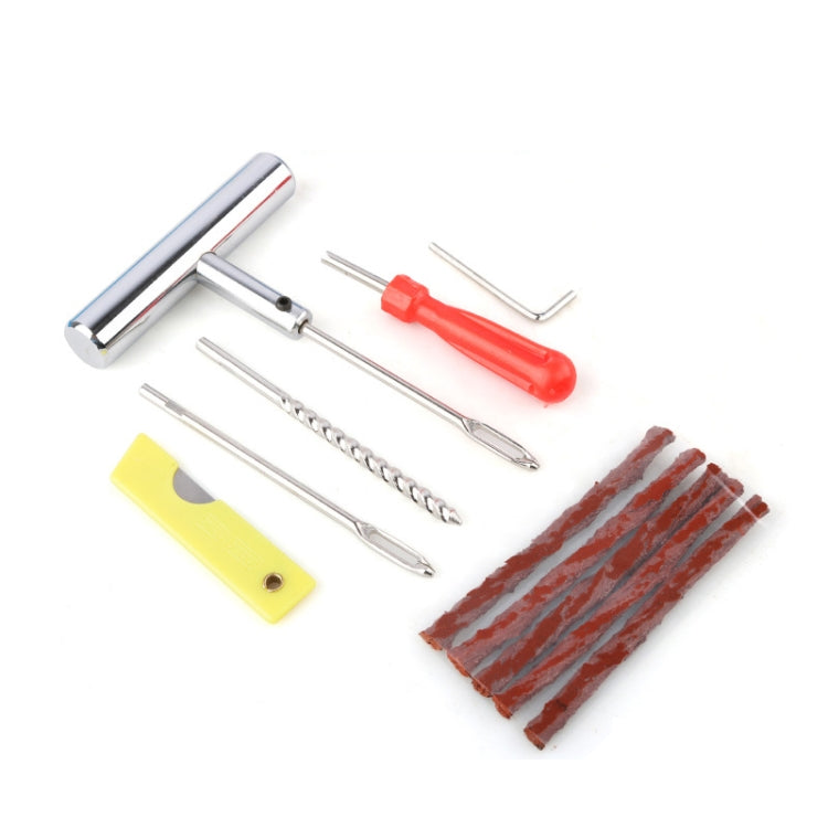 11pcs/set Car Vacuum Tire Repair Tools Tire Repair Needle Rubber Strip Tool Set