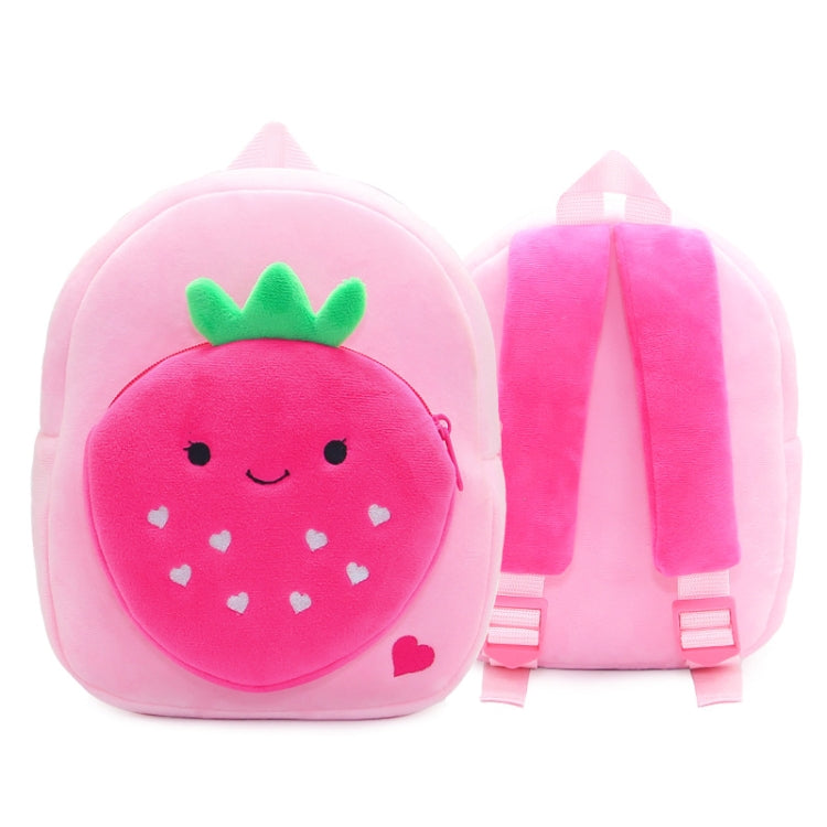 Vegetable Fruit Series Cartoon Plush Kids Backpack Children School Bags