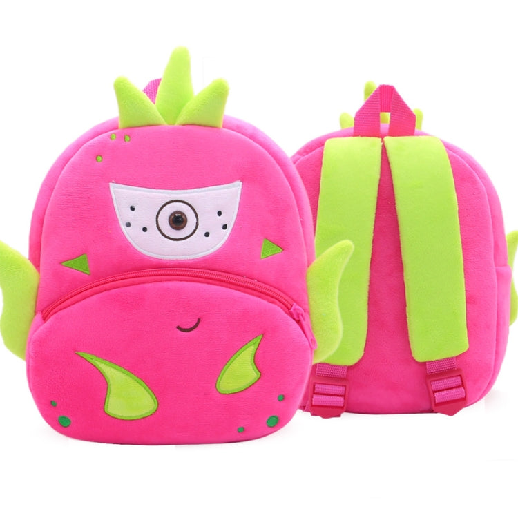 Vegetable Fruit Series Cartoon Plush Kids Backpack Children School Bags