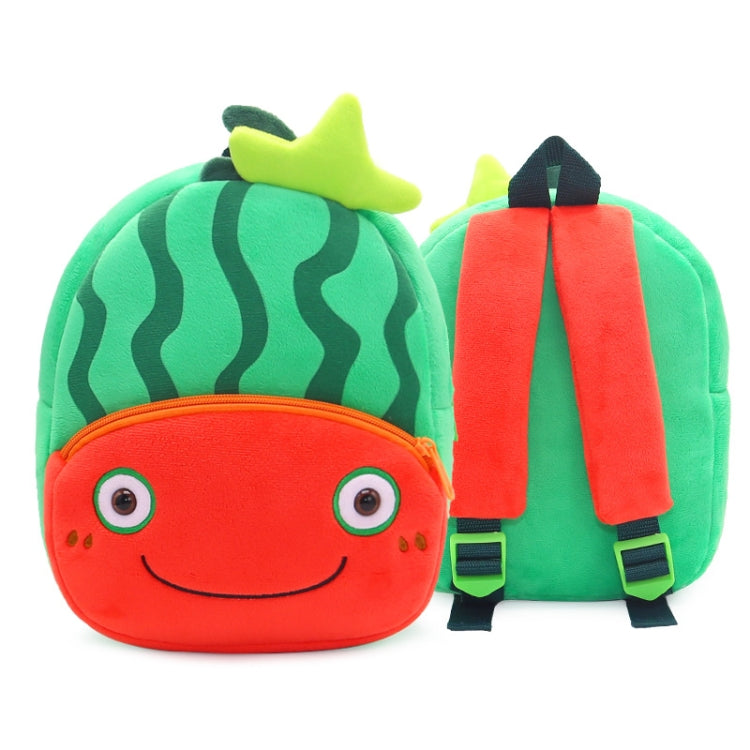 Vegetable Fruit Series Cartoon Plush Kids Backpack Children School Bags