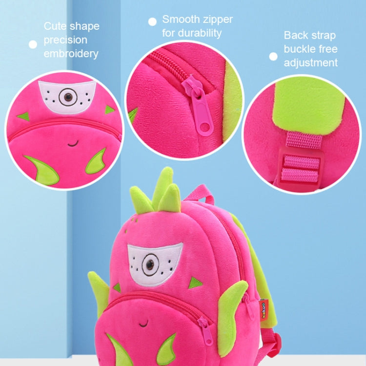 Vegetable Fruit Series Cartoon Plush Kids Backpack Children School Bags Reluova