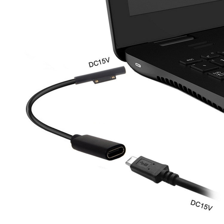 Type-C / USB-C Mother Rotary Seeder Tablet Power Charging Cable For Microsoft Surface Pro 5 / 6 My Store