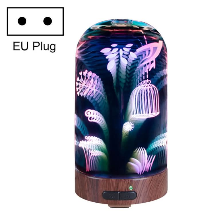 AOD-8 Jungle Discovery 3D Glass Aromatherapy Machine Silent Bedroom Mini Humidifier