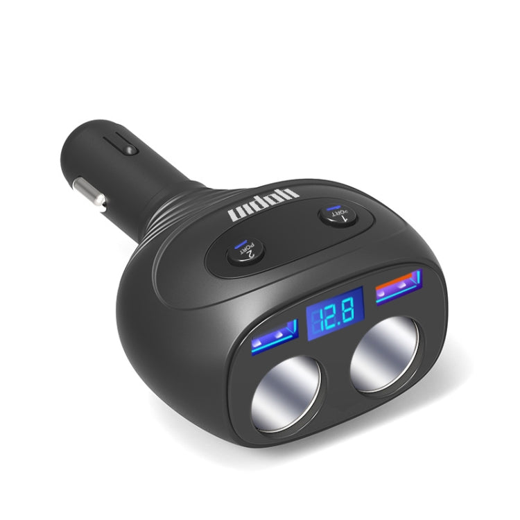 5 In 1 Rotatable Dual USB Multifunctional Car Charger