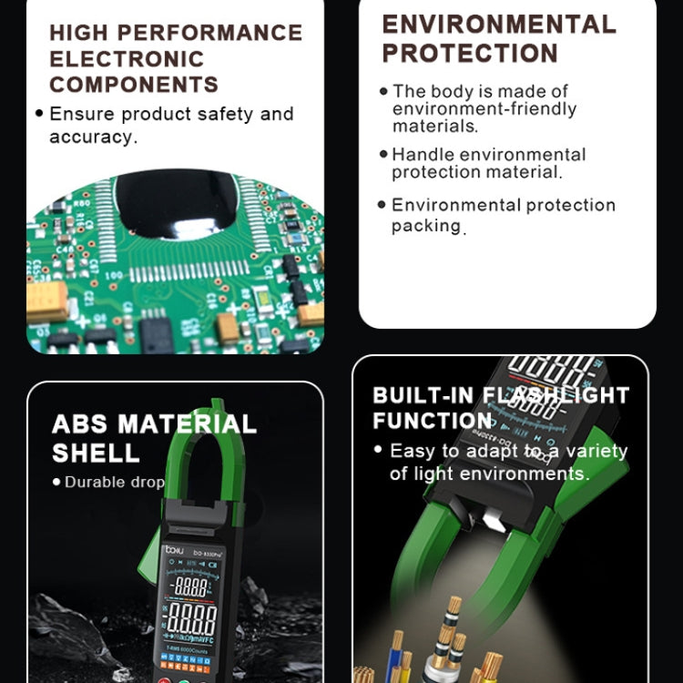 BAKU BA-8330 Pro Digital Mulitmeter Electric Maintenance Resistor Current Pliers Shaped Instrument Reluova