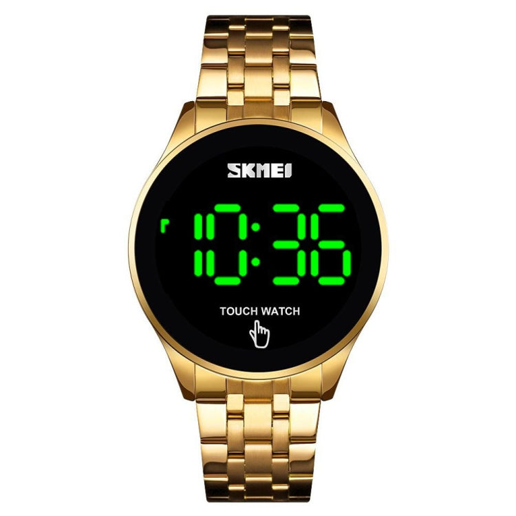 SKMEI 1579 Simple Touch Screen LED Luminous Stainless Steel Electronic Watch Reluova