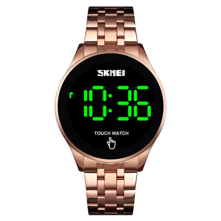 SKMEI 1579 Simple Touch Screen LED Luminous Stainless Steel Electronic Watch Reluova