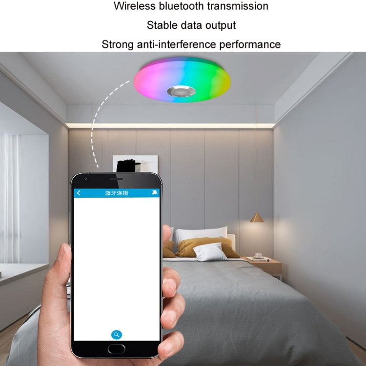 Remote Control Bluetooth LED Ceiling Lamp RGB Music Rhythm Color Changing Lamp My Store