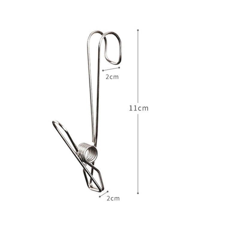 With Long Tail Clothes Drying Clip Stainless Steel Ribbon Hook Hanging Clip My Store