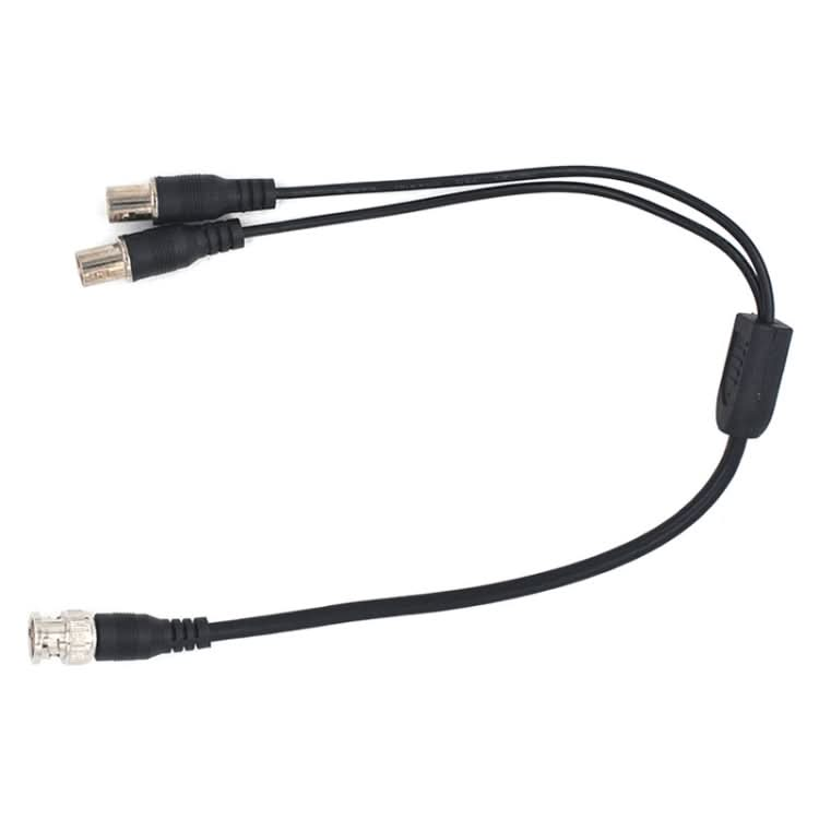 SZ015 BNC Male To 2xFemal Communication Cables VCR Coaxial Video Cable, Cable Length:0.42m Reluova